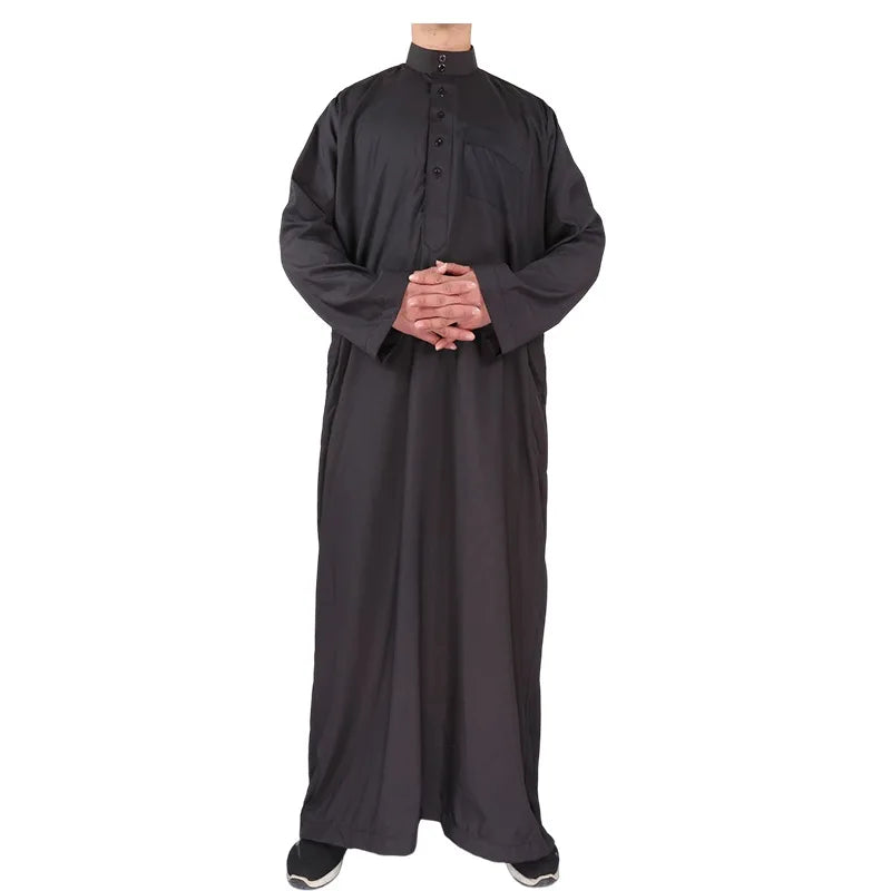 Muslim Kaftan Clothing One Pieces Prayer Dress For Mens