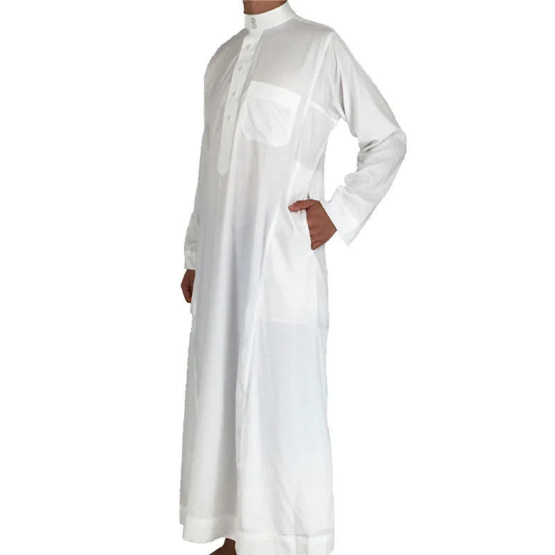 Muslim Kaftan Clothing One Pieces Prayer Dress For Mens