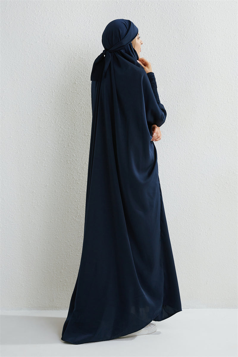 Muslim Abaya Hooded One Piece Prayer Dress For Women