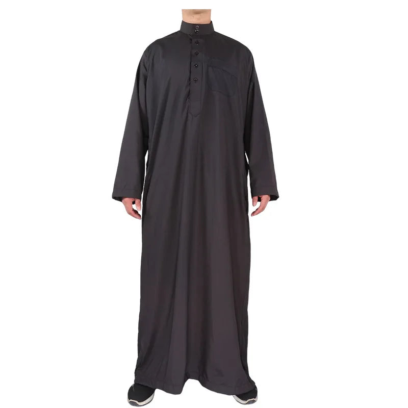 Muslim Kaftan Clothing One Pieces Prayer Dress For Mens