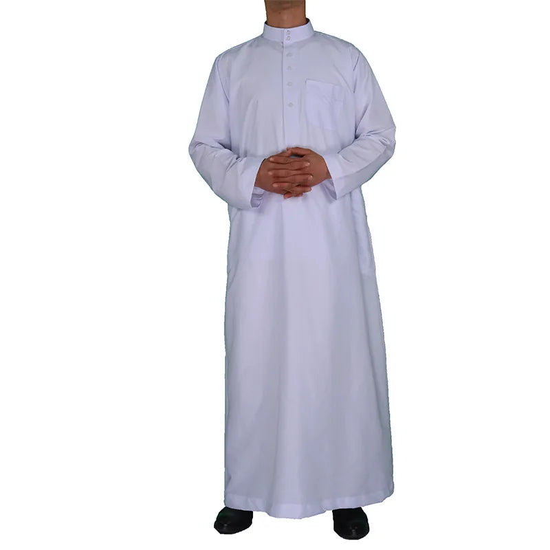 Muslim Kaftan Clothing One Pieces Prayer Dress For Mens